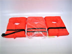 Set of 3 Adult Type II PFD Universal Life Vests for Seachoice 50-85520