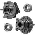4X Wheel Bearing and Hub Assembly for Mazda CX-9 (2007–2015) AWD HA590056