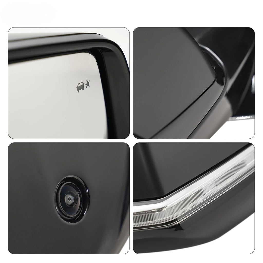 Side Mirror for Chevy Traverse (2018–2019) W/Turn Signal, BSD, Camera, 16pin Right