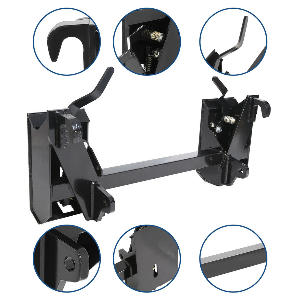 Quick Tach Conversion Adapter Plate for John Deere Loader (4000LBS)