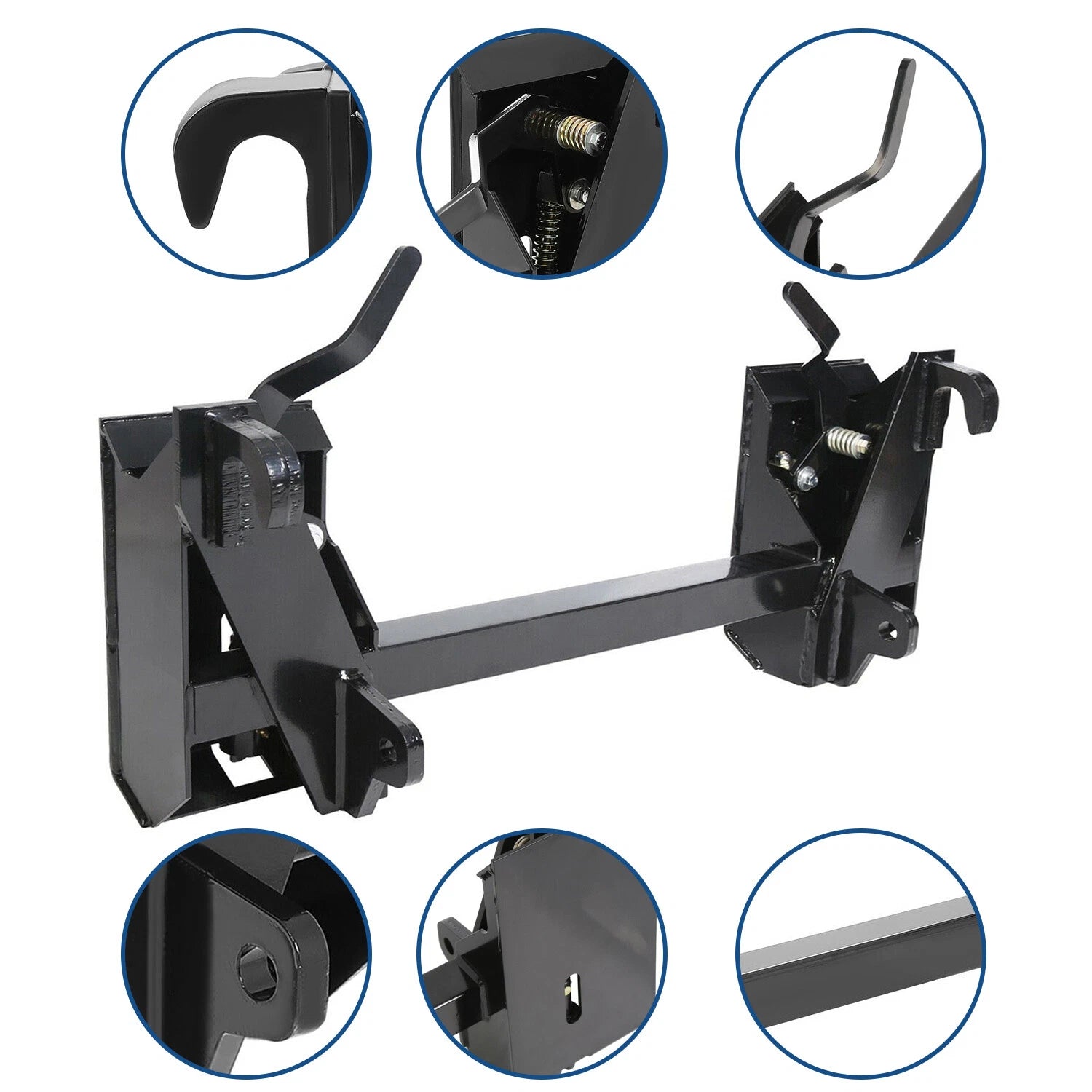 Quick Tach Conversion Adapter Plate for John Deere Loader (4000LBS)