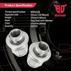 20Pc Chrome Mag Lug Nuts for Nissan Pathfinder Infiniti
