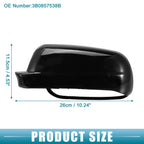 1 Pair Rearview Mirror Cover NO.3B0857538B for Volkswagen Jetta (2011–2018)
