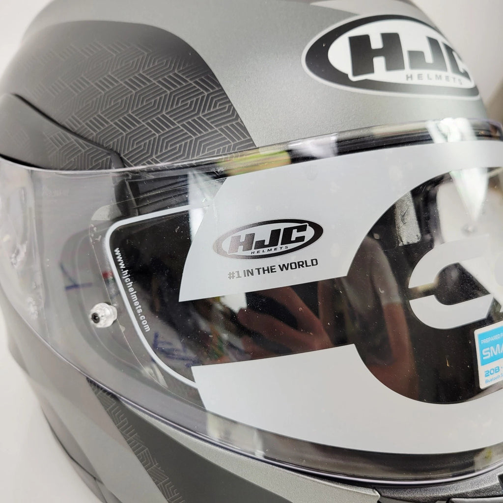 HJC C91 Taly Electric Modular Helmet for Motorcycle (Gray, Size L)