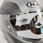 HJC C91 Taly Electric Modular Helmet for Motorcycle (Gray, Size L)