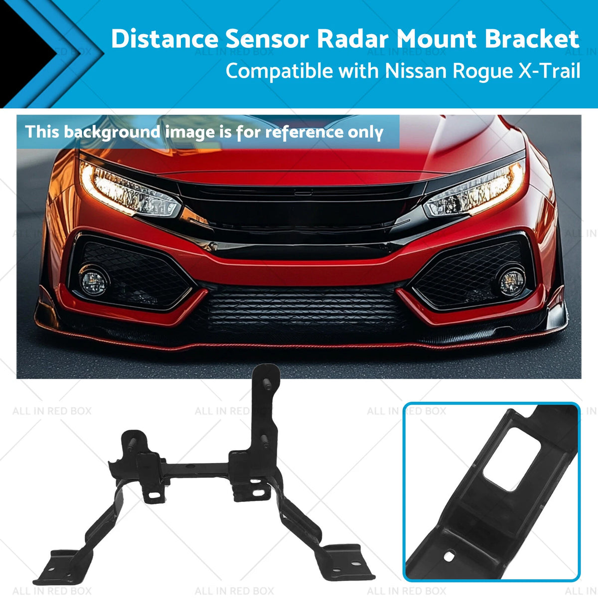 Distance Sensor Radar Mount Bracket for Nissan Rogue X-Trail (2014–2020)