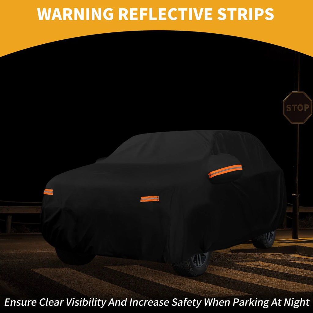 Waterproof Car Cover for Volkswagen Tiguan (2017–2023) 190T-PU with Zipper