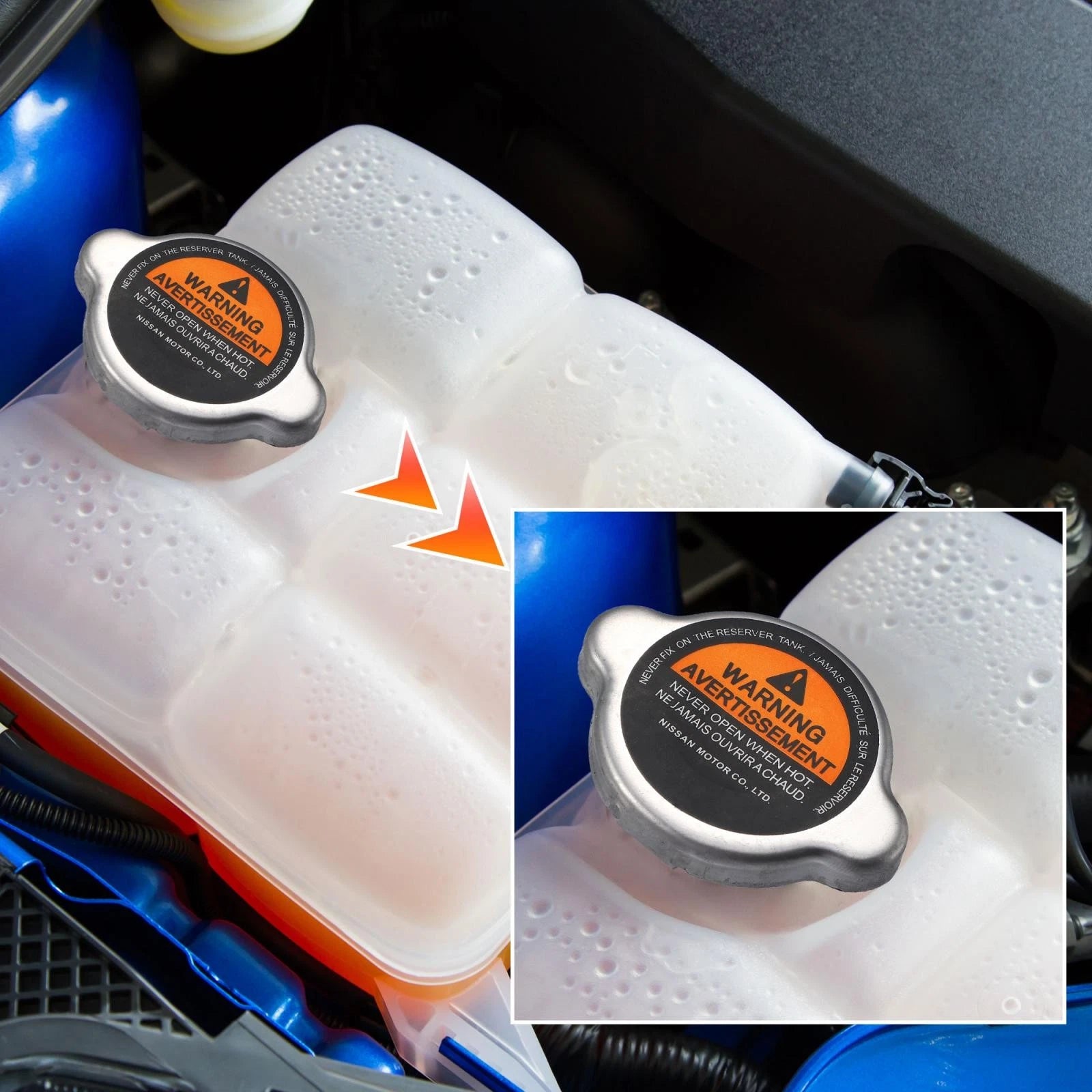 Radiator Coolant Reservoir Cap 21430-C992B for Nissan Infiniti 