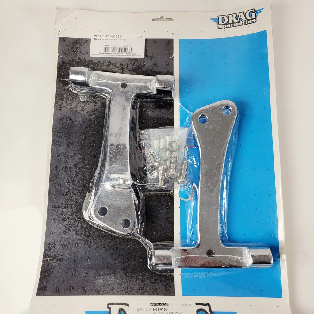 Passenger Floorboard Mount Chrome for Harley FXD Dyna (2006–2017) 1621-0726