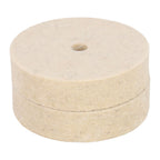 2X Wool Felt Buffing Wheel Polisher Pad for Stainless Steel (Universal)