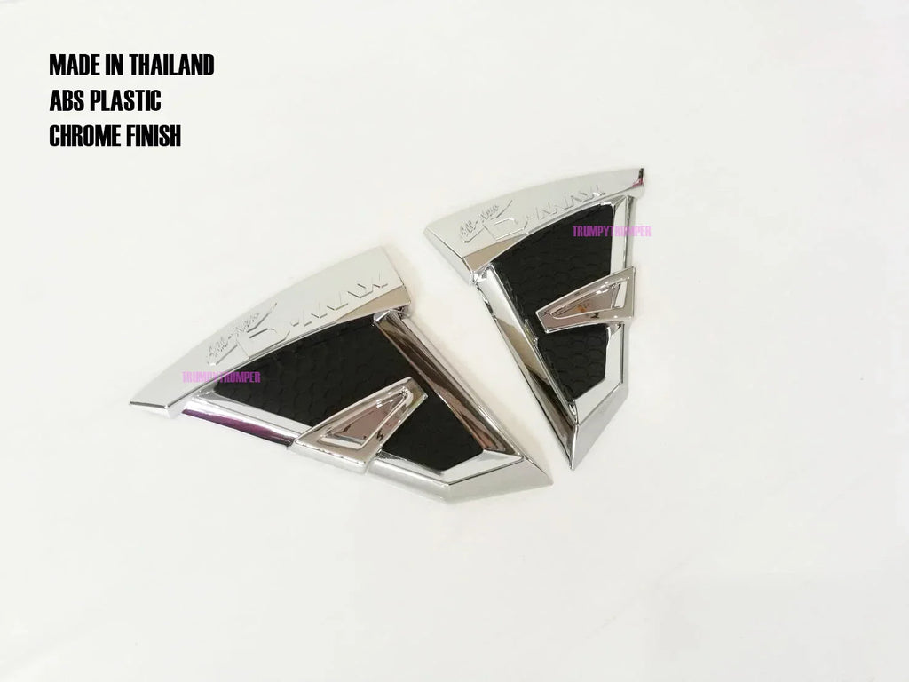Chrome Side Vent Indicator Door Cover Trim for Isuzu D-Max 2012-2019