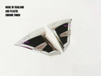 Chrome Side Vent Indicator Door Cover Trim for Isuzu D-Max 2012-2019