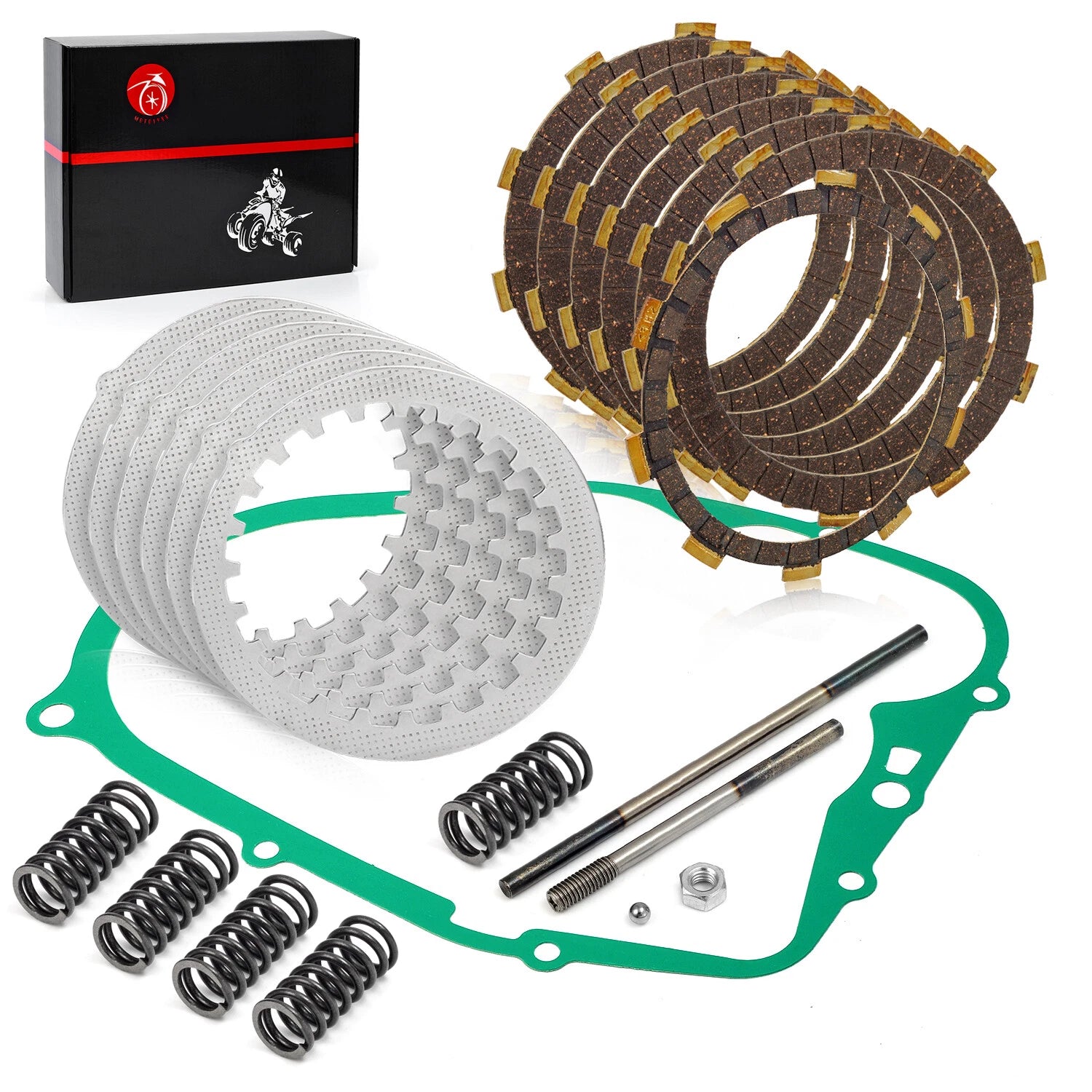 Clutch Friction Plates Kit & Gasket Springs for Yamaha Blaster 200 (1988–2006)