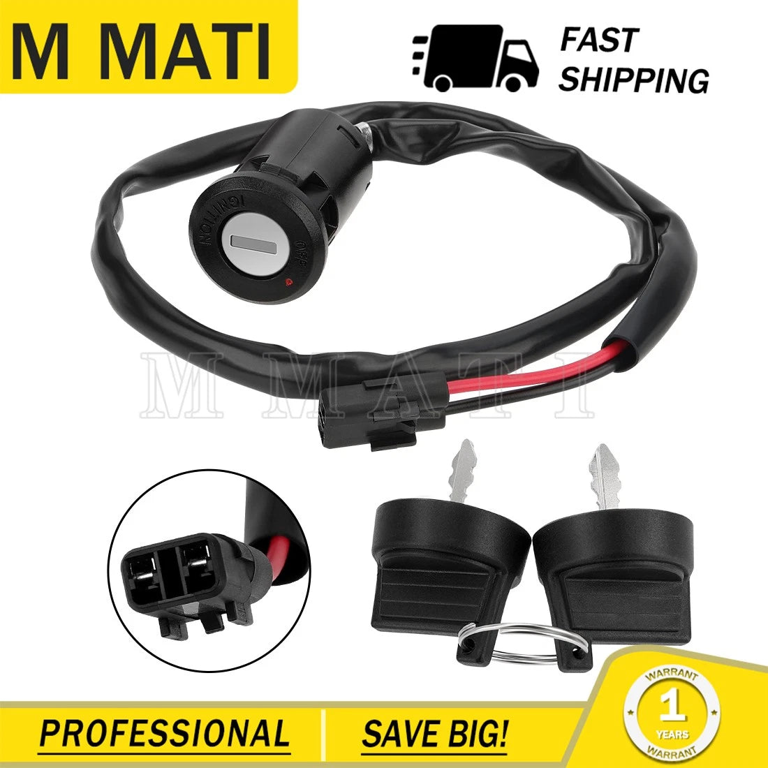 Ignition Switch for Honda Recon 250 TE TM (2021–2023)