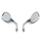 Chrome Motorcycle Racing Mirrors 10mm for Yamaha V Star 1100 (2000)