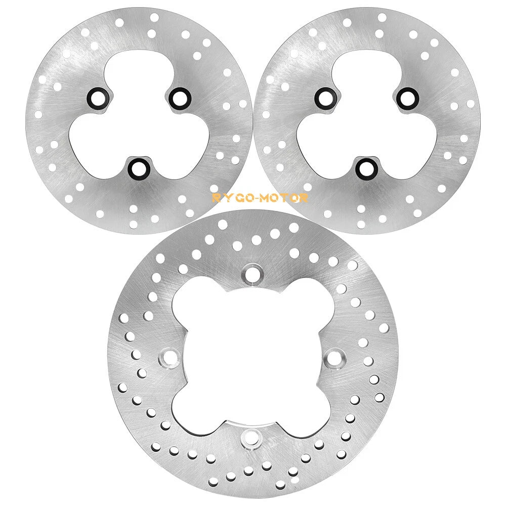 Front & Rear Brake Disc Rotors for Honda Sportrax 400 TRX400EX TRX400X (1999–2014)