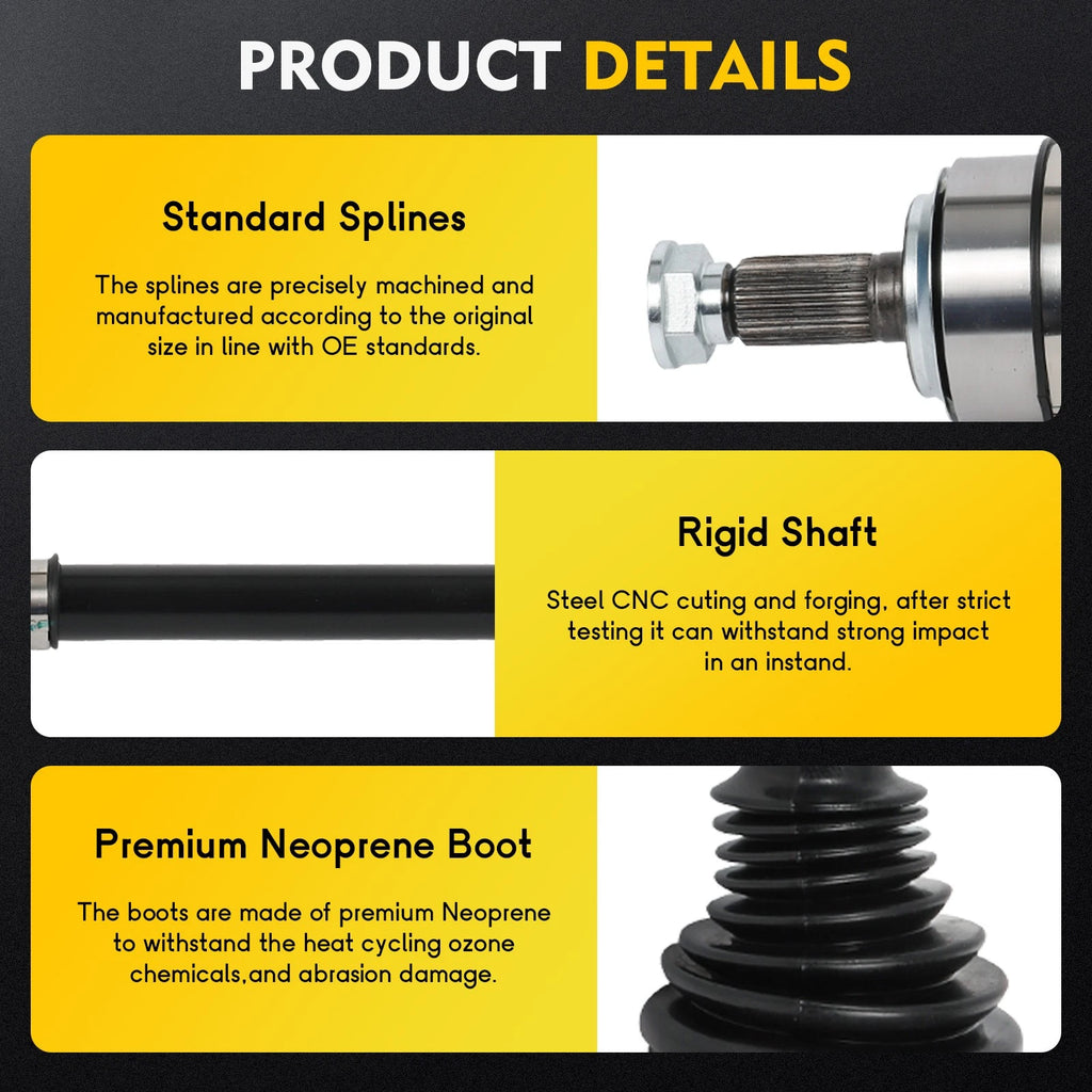 Front Driver Side CV Axle Shaft Assembly for Honda CR-V (2015–2016)