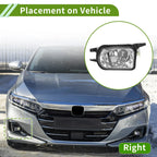 Right Fog Light Grill for Mercedes-Benz W203 (2001-2007)
