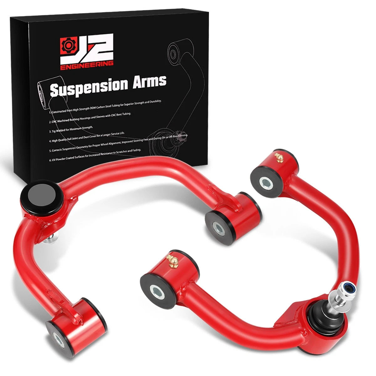 2" - 4" Lifted Front Upper Control Arms for Ford F150 Mark LT Navigator (2004–2022)