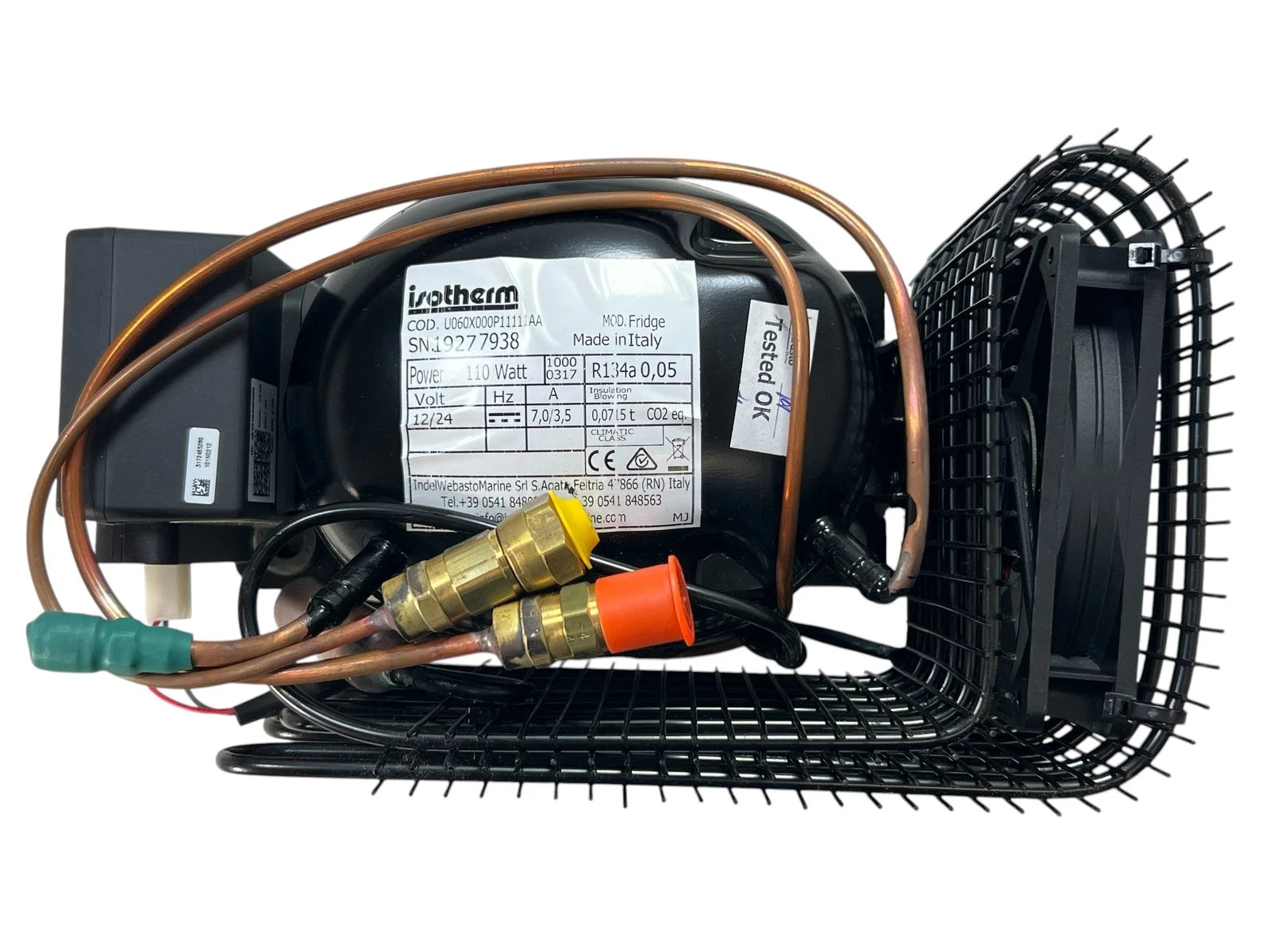 Isotherm Compact Refrigeration Kit with Flat Evaporator for Fridge (2.1CU FT)