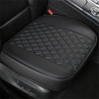 Black PU Leather Front Seat Cover Cushion for Car SUV (Universal)