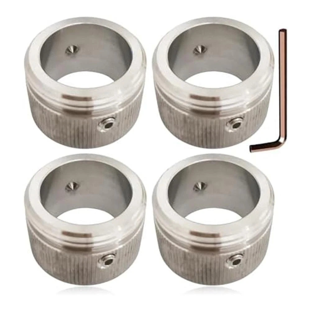 4X Stainless Steel Radiator Valve Adapter M30x1.5 for RA Type