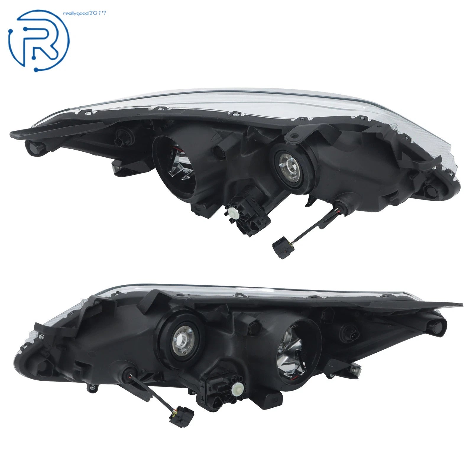 HID Xenon Headlights for Toyota Avalon (2013-2015) Pair Black Housing