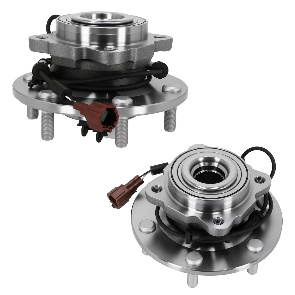 Set of 2 Rear Hub Assembly for Infiniti QX56 Nissan Armada Pathfinder BR930625
