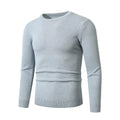 Slim Fit Round Neck Sweater for Men (Casual Knitwear)