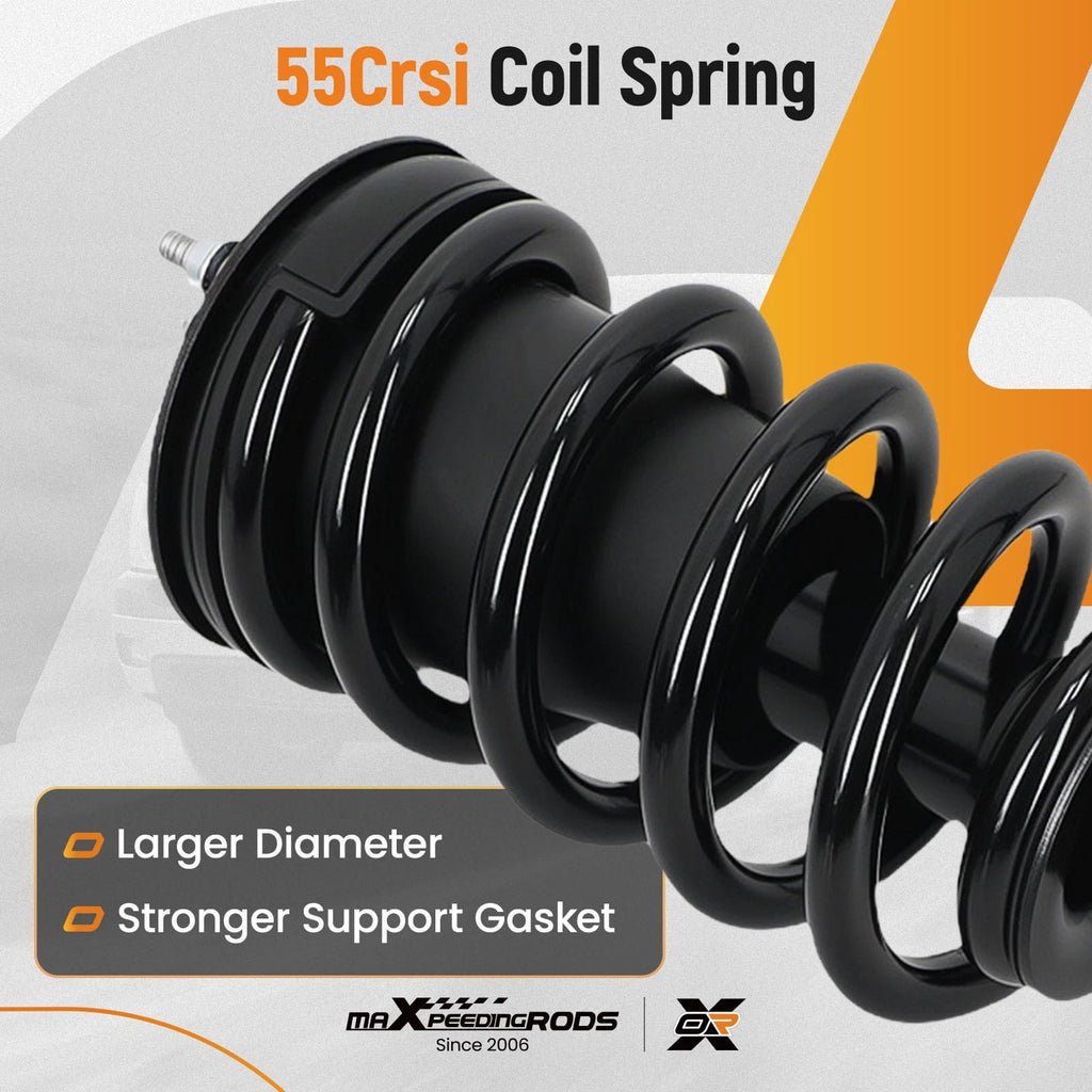 2X Front Struts with Coil Springs for Chevy Silverado 1500 (2014-2018)
