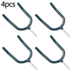 Set of 4 Vinyl Coated U Shaped Hooks for Tools and Equipment