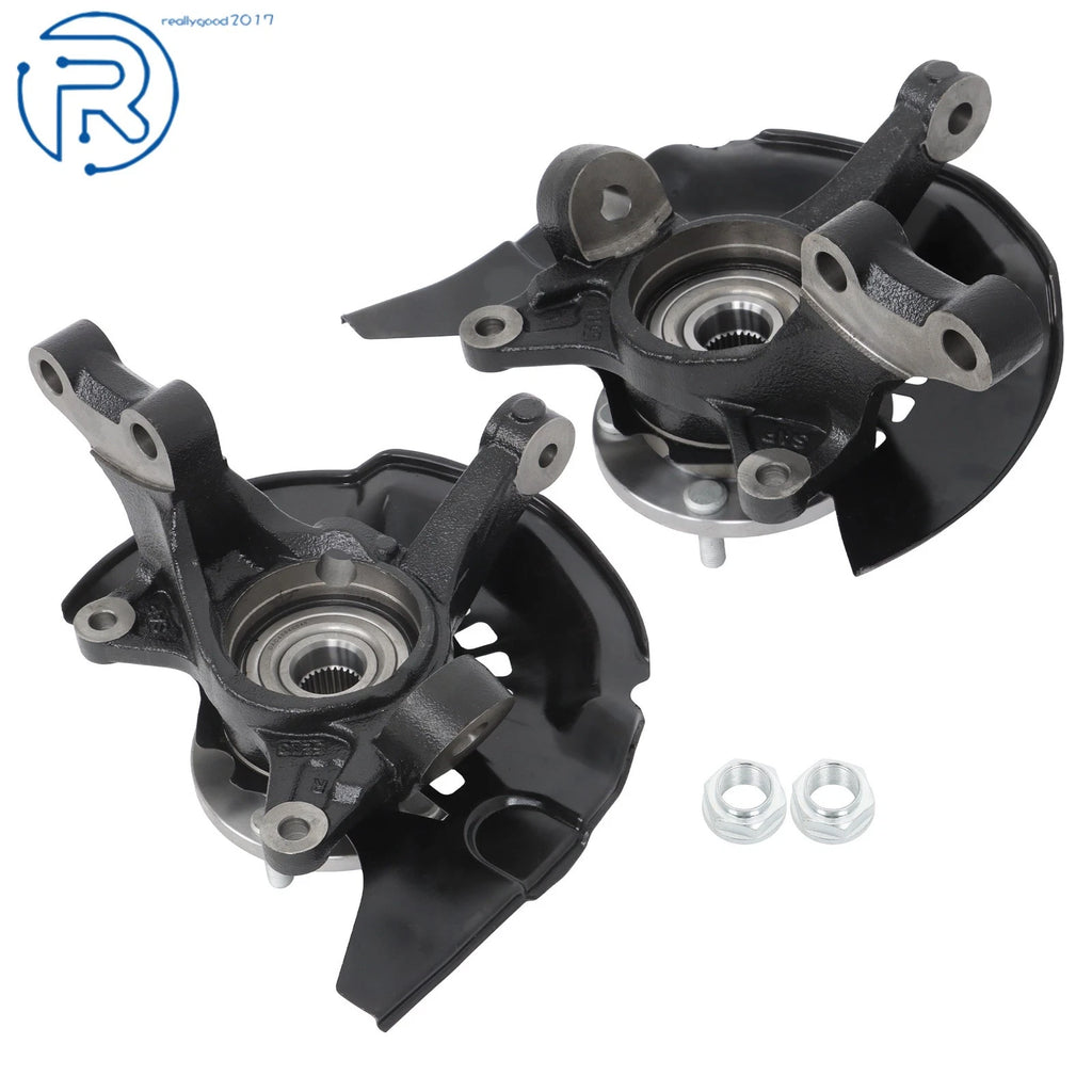 2X Steering Knuckles + Wheel Hub for Toyota Sienna (2004–2010) AWD