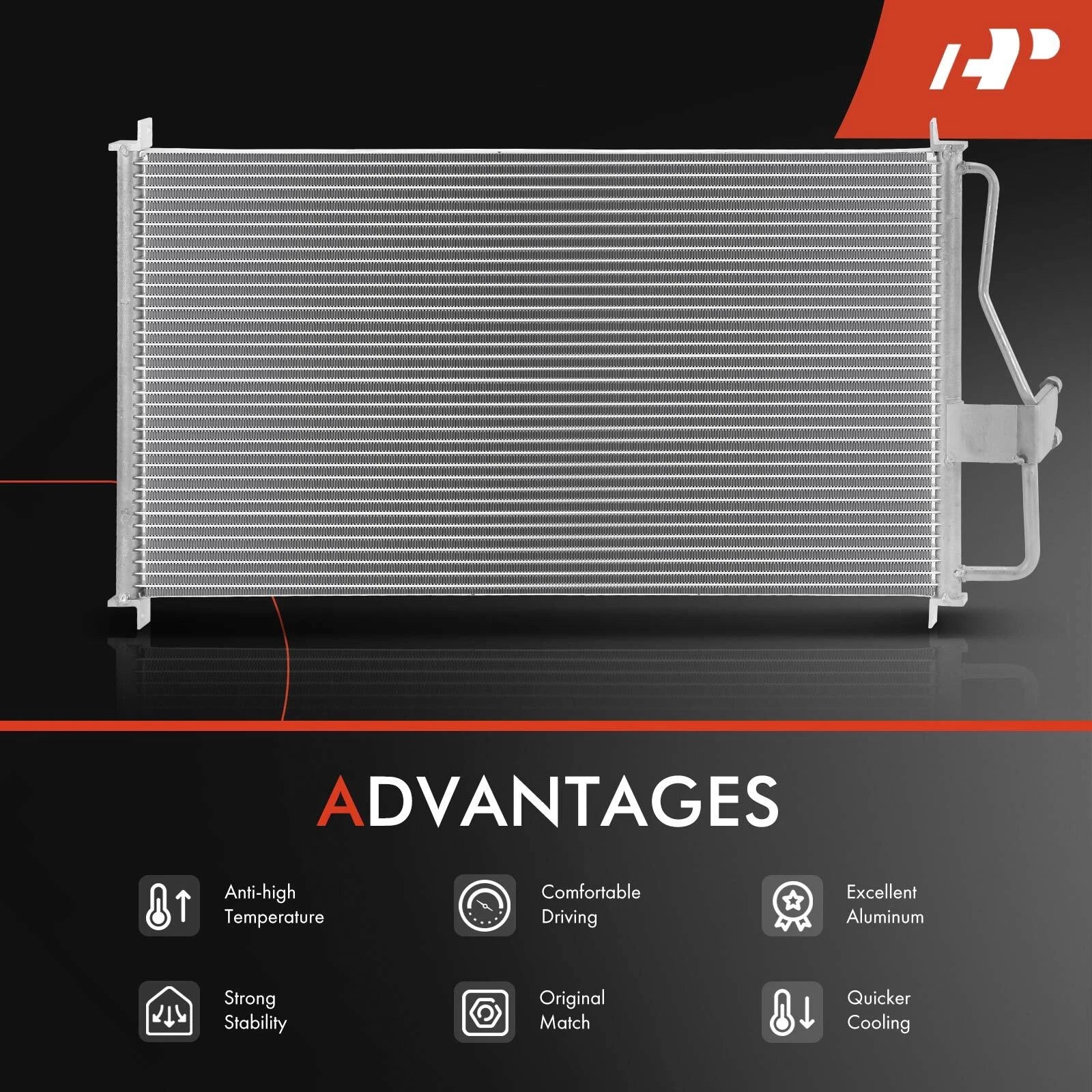 A/C Condenser for Chevrolet Camaro Pontiac Firebird (1986–1991)