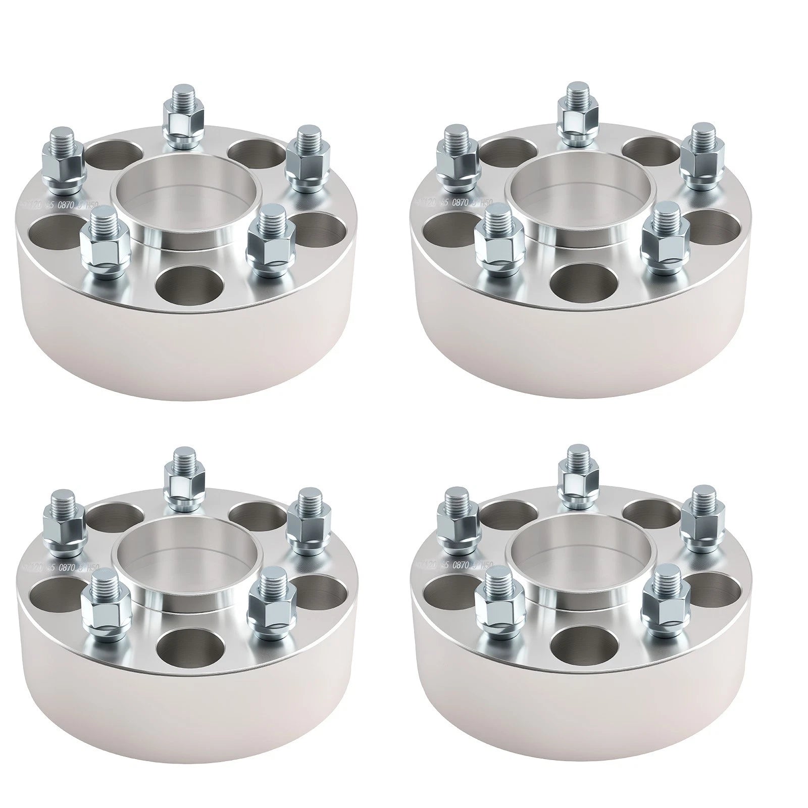 Set of 4 T6 Wheel Spacers for GMC Sonoma S15 (1982–2004) 5x4.75 M12x1.5
