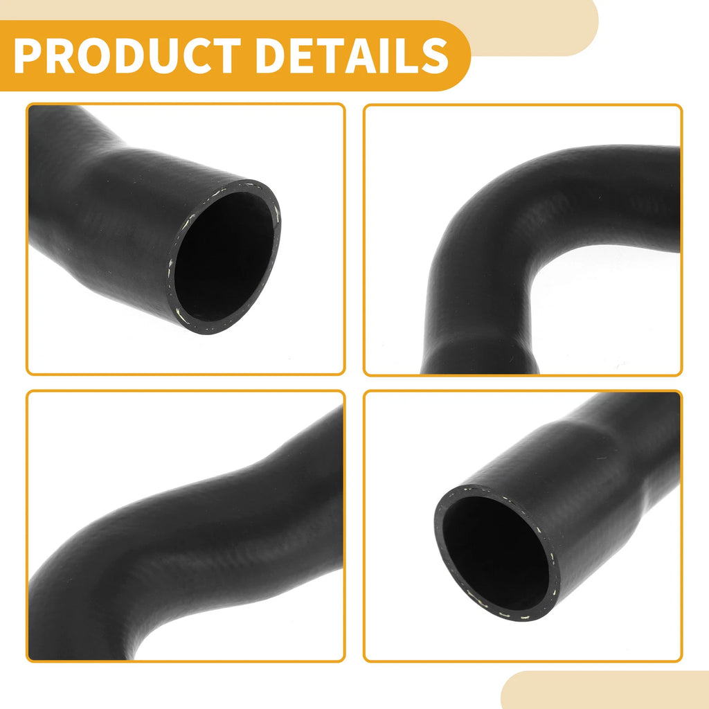 Radiator Hose for BMW 5er E39 523i 528i (1995–2000) No. 11531740474 Rubber Black
