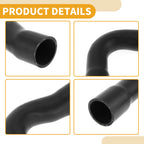 Radiator Hose for BMW 5er E39 523i 528i (1995–2000) No. 11531740474 Rubber Black