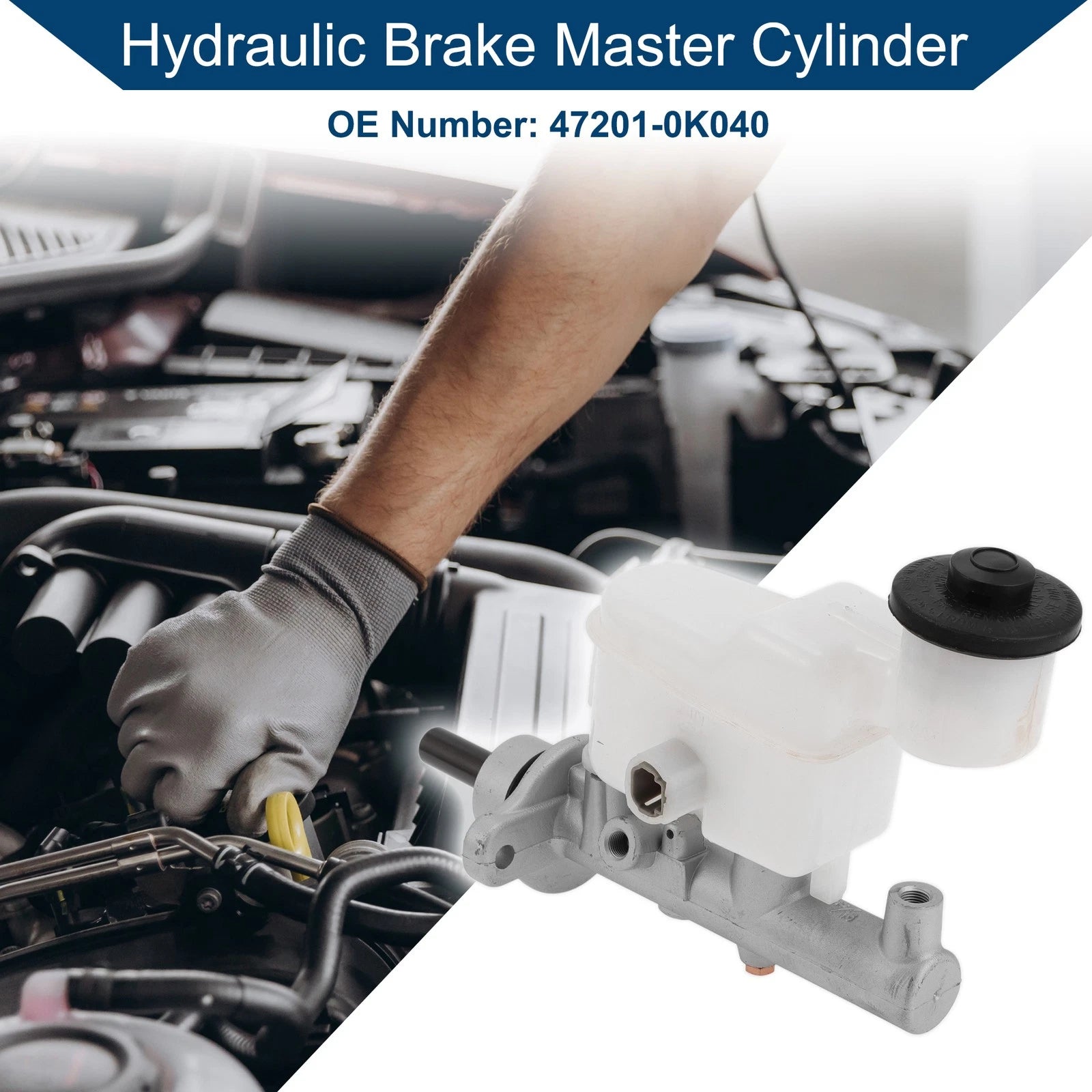 Brake Master Cylinder with Reservoir No. 47201-0K040 for Toyota Hilux (2006–2016)