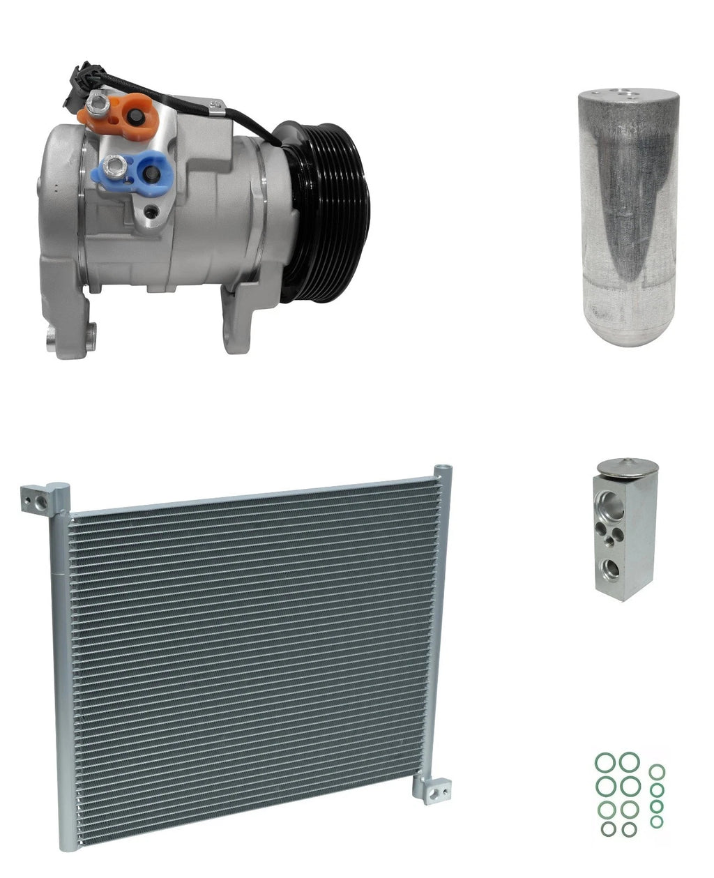 A C Compressor Kit With Condenser for Dodge Durango 5.7L (2004–2004)