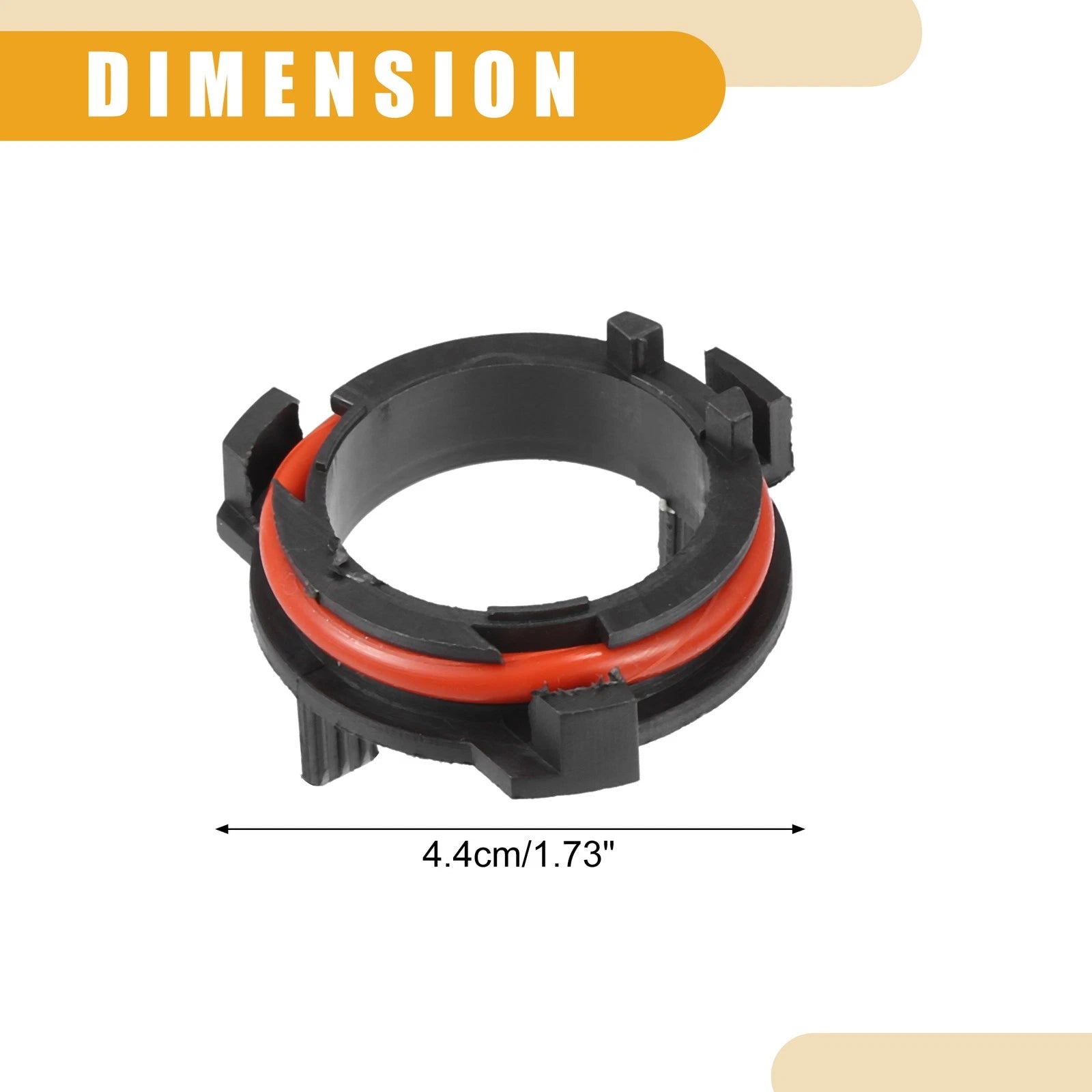 1 Pair LED Headlight Bulb Retainer Holder for Honda 