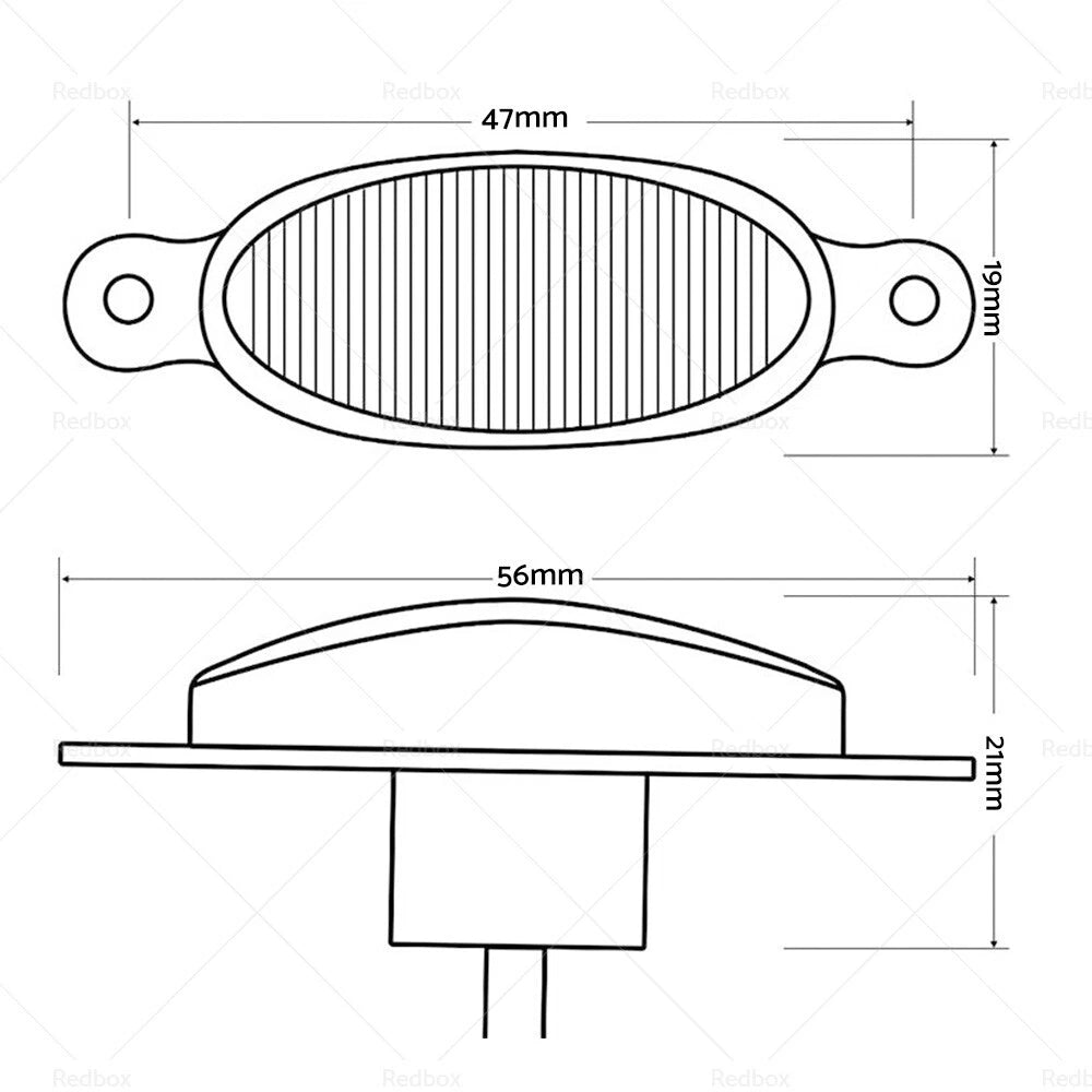 4X Front Grille Smoked Lens White LED Running Light for Ford F-150