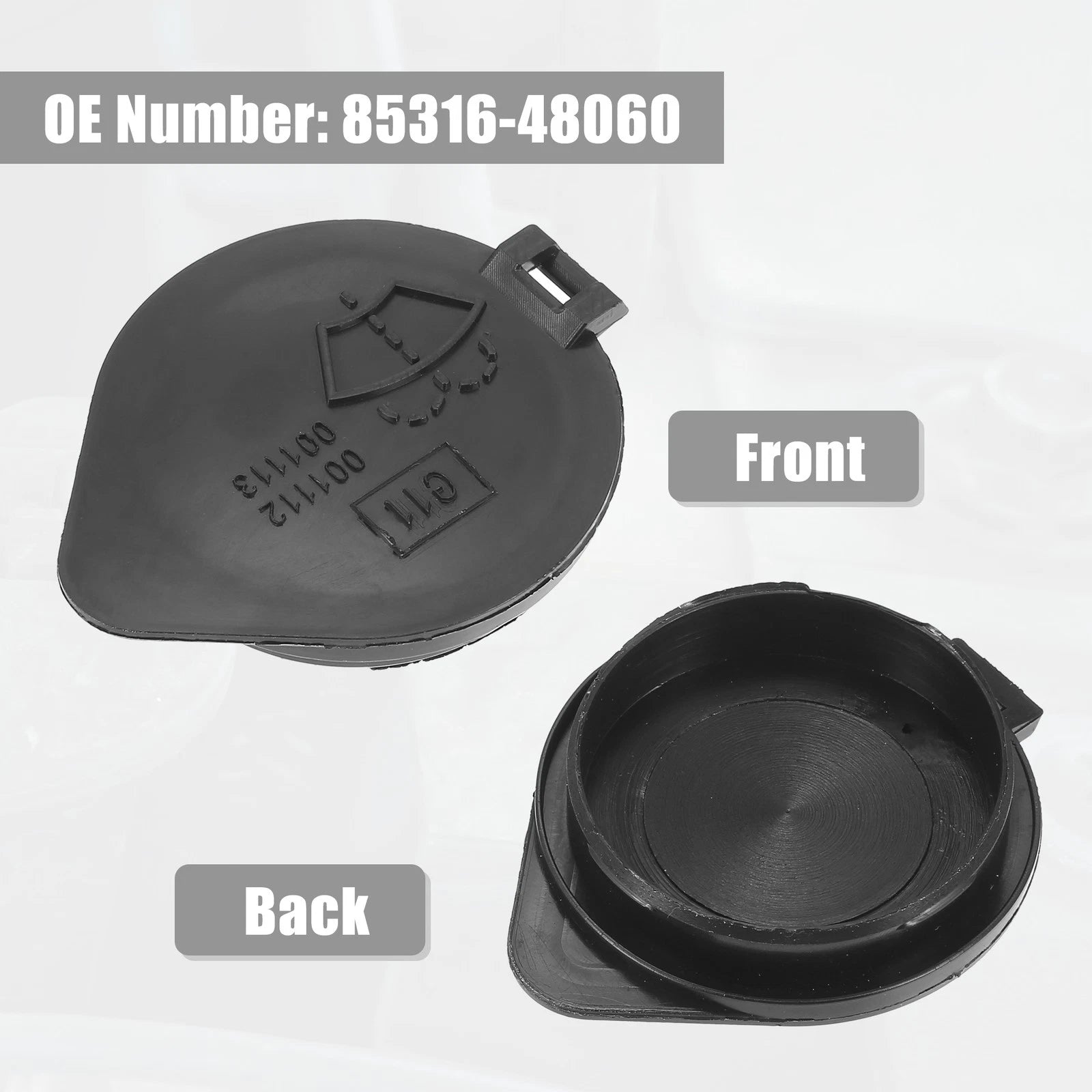2 Pcs Windscreen Washer Fluid Reservoir Cap for Toyota Lexus 