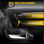Interior Door Handle for Honda Accord (2003–2007) Front Passenger Plastic