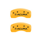 Caliper Covers Yellow Front Pair for Acura ZDX (2010–2013) by MGP