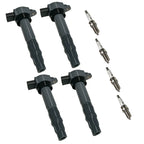 Set of 4 Ignition Coils & Spark Plugs for Mitsubishi Outlander (2003–2020)