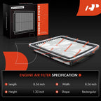 Engine & Activated Carbon Cabin Air Filter for Subaru Outback Legacy (2010-2023)