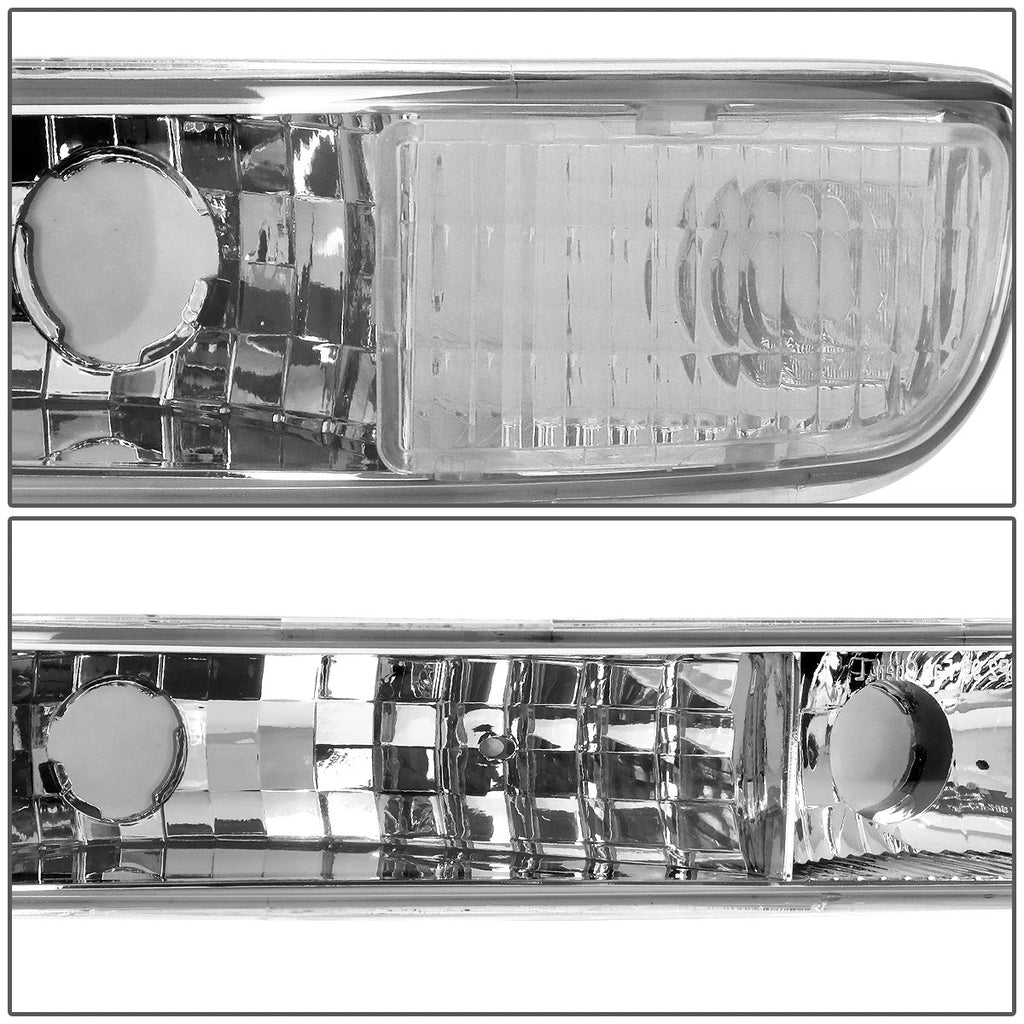 Chrome Housing Clear Corner Headlight for GMC Sierra/Yukon (1999–2007)