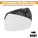 Heated Right Side Rearview Mirror Glass for Audi A3 8P1 S3 (2003–2013) No. 8V0857536C