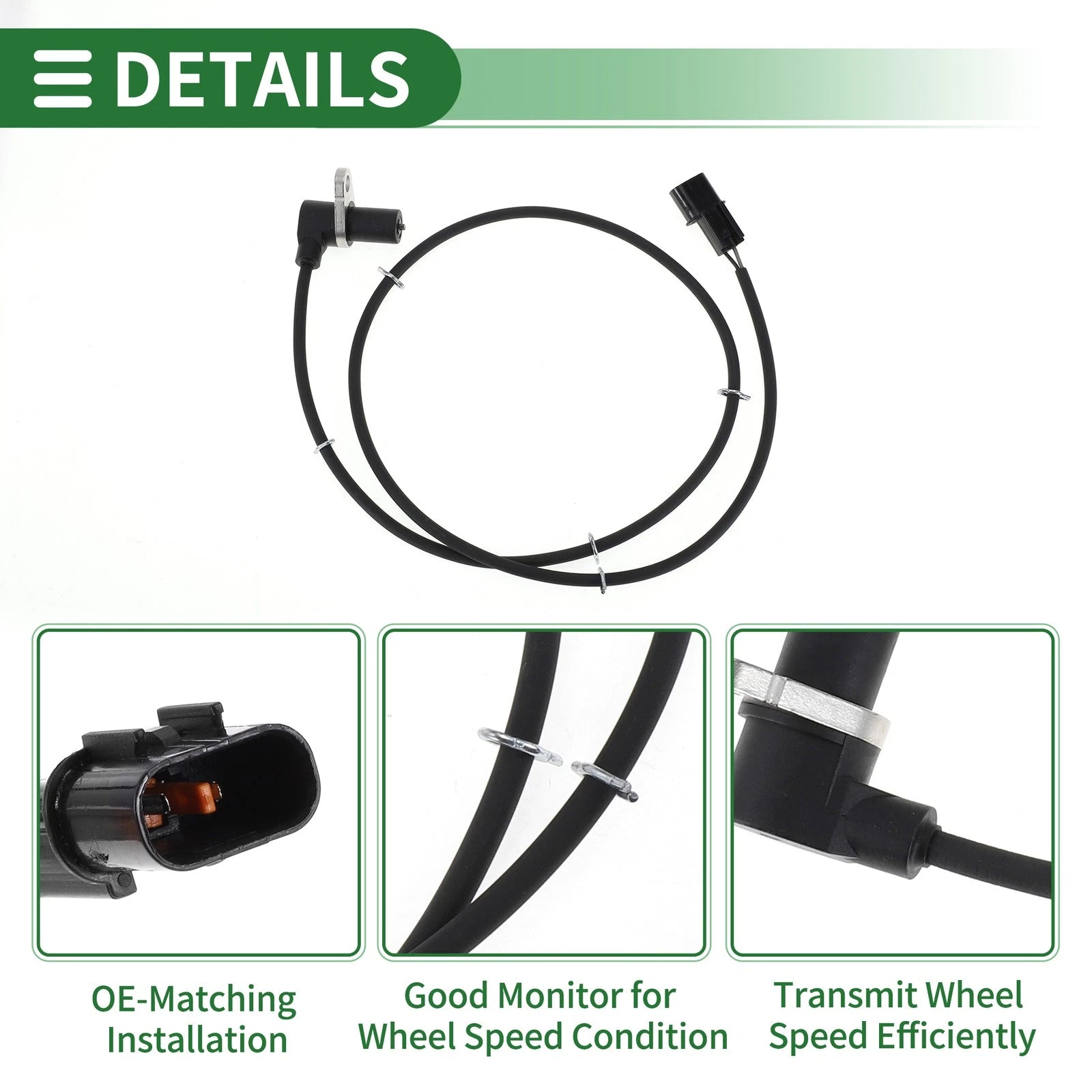 ABS Wheel Speed Sensor No.MR289342 for Mitsubishi Space Wagon (1991–1998)