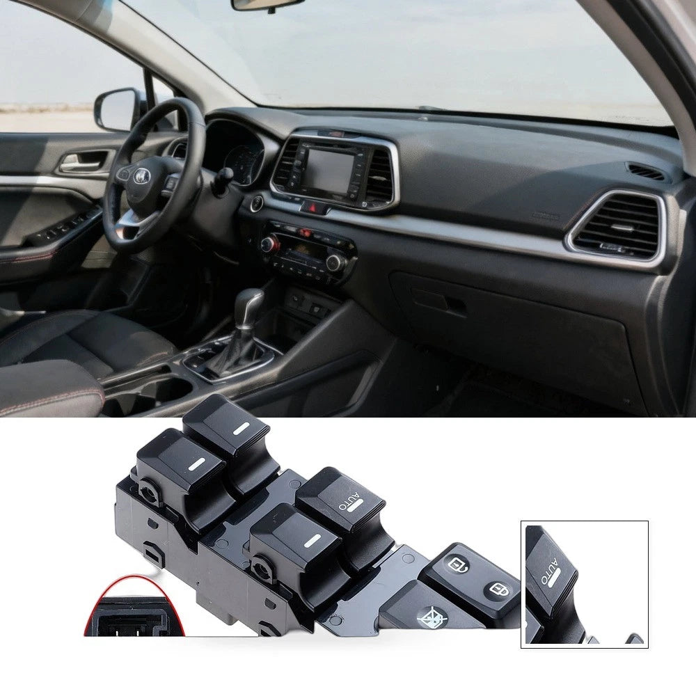 Front Left Power Window Switch 16-Pin for Kia Sportage (2011–2016)