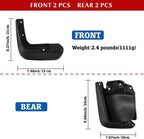 Splash Mud Flaps Guards for Honda Civic Sedan (2012-2015) 4PC